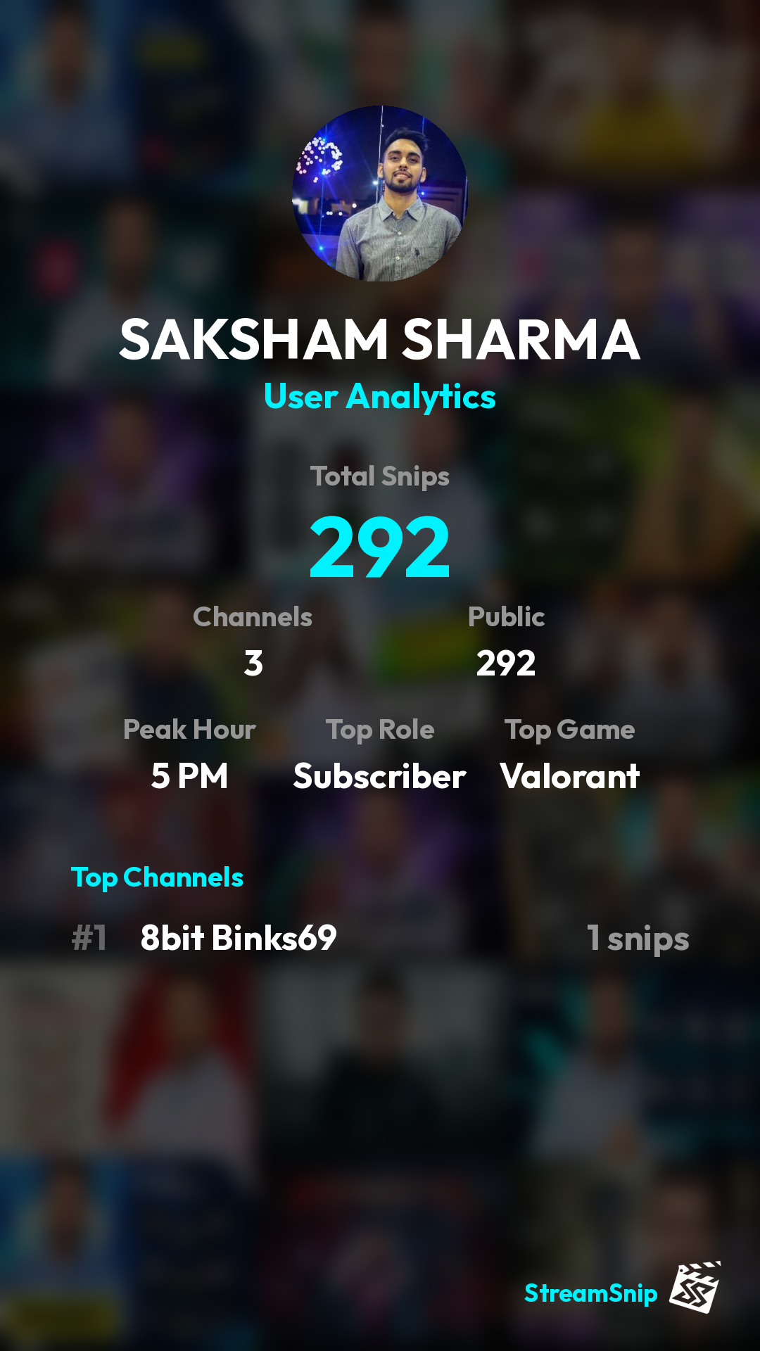 Stats Share Card