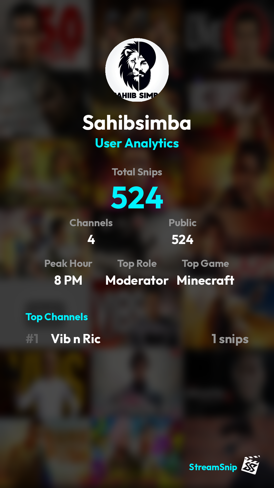 Stats Share Card