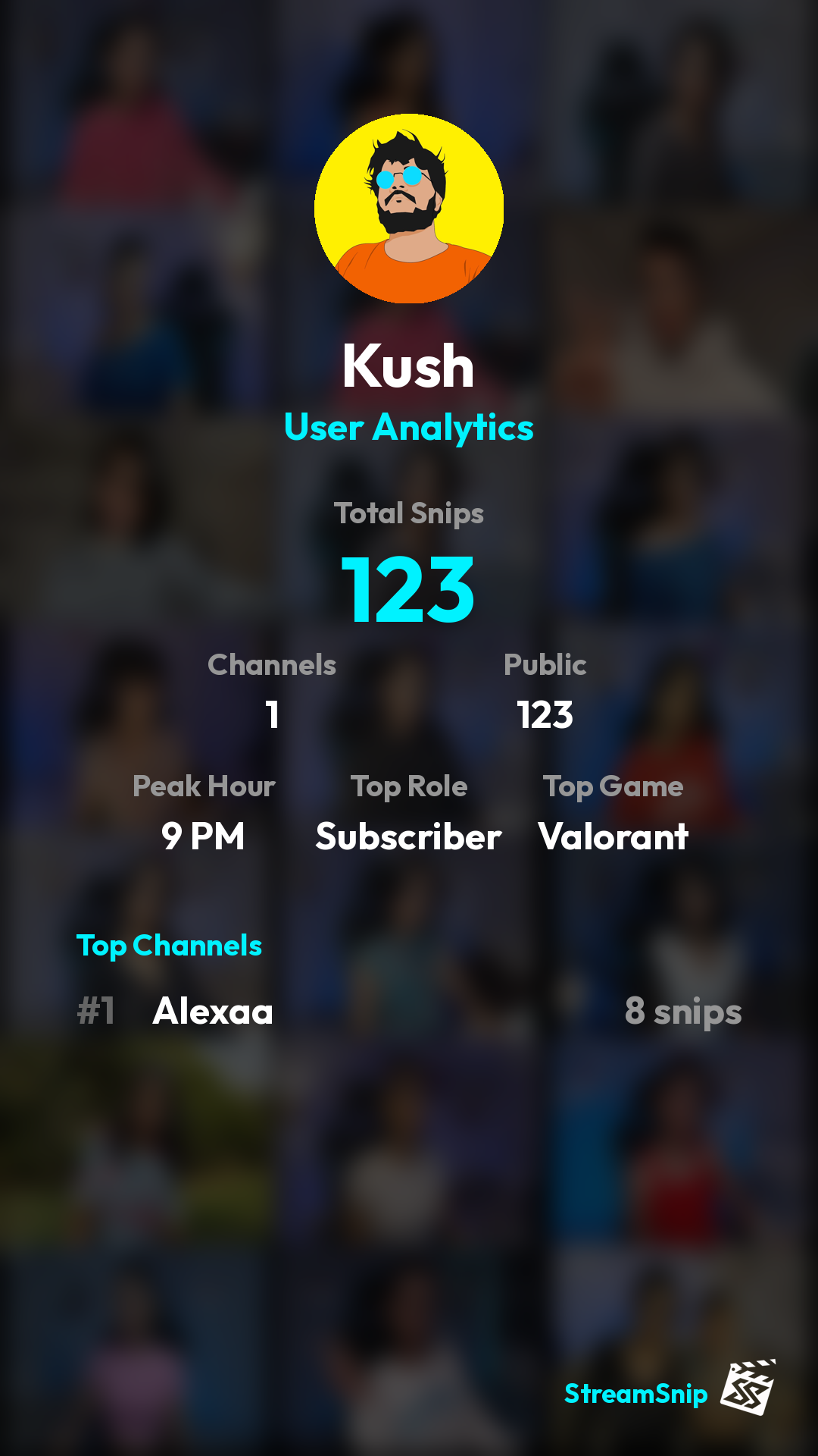 Stats Share Card