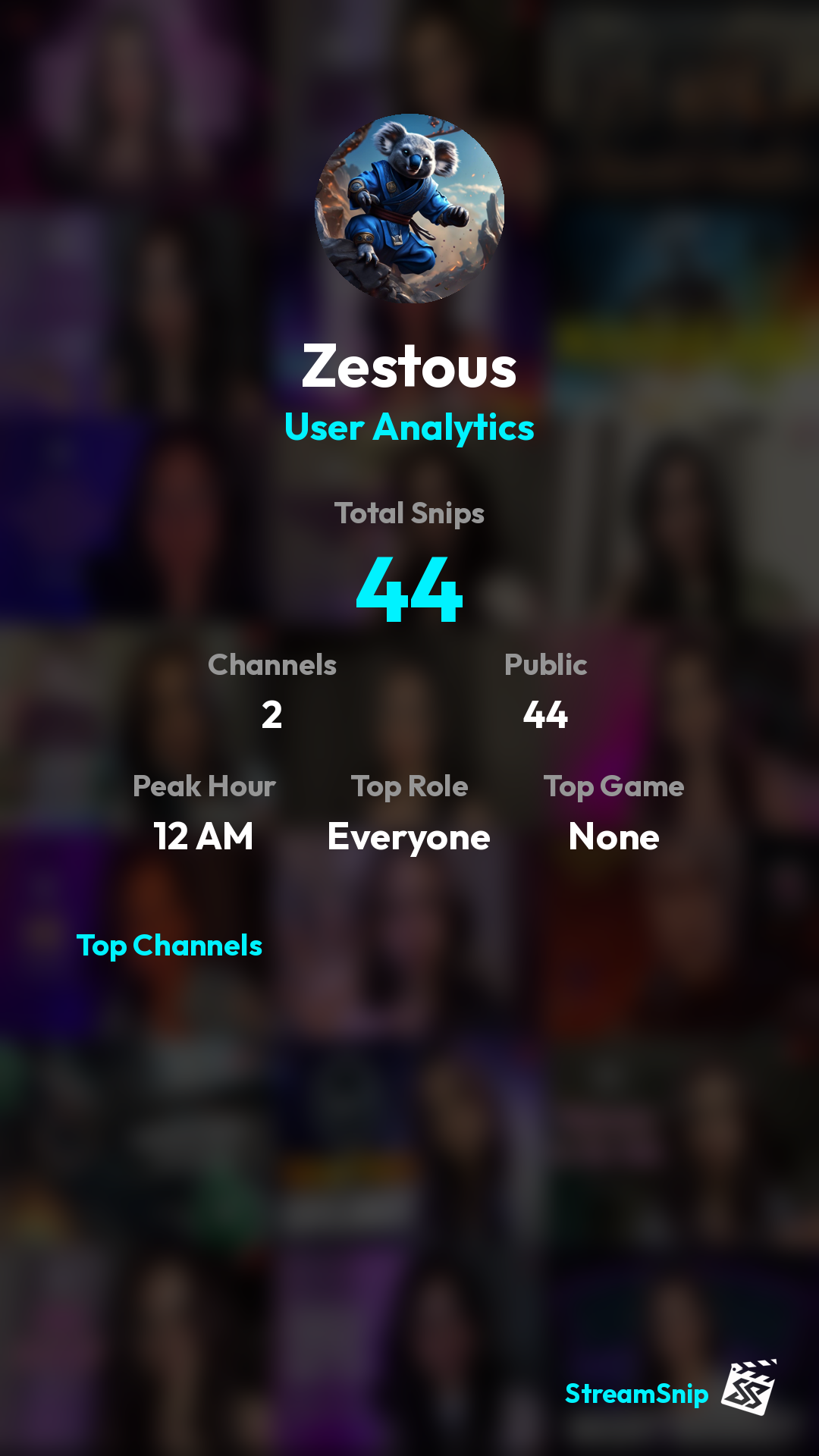 Stats Share Card