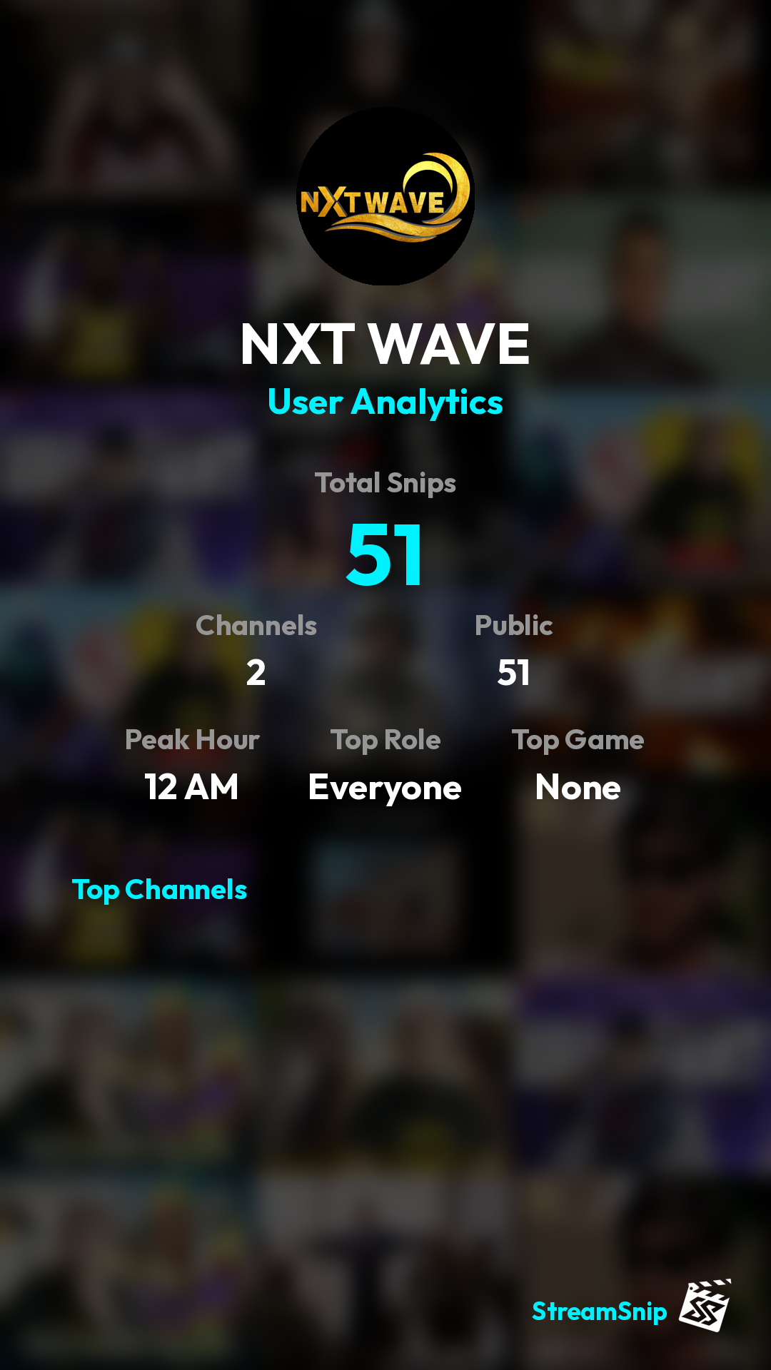 Stats Share Card