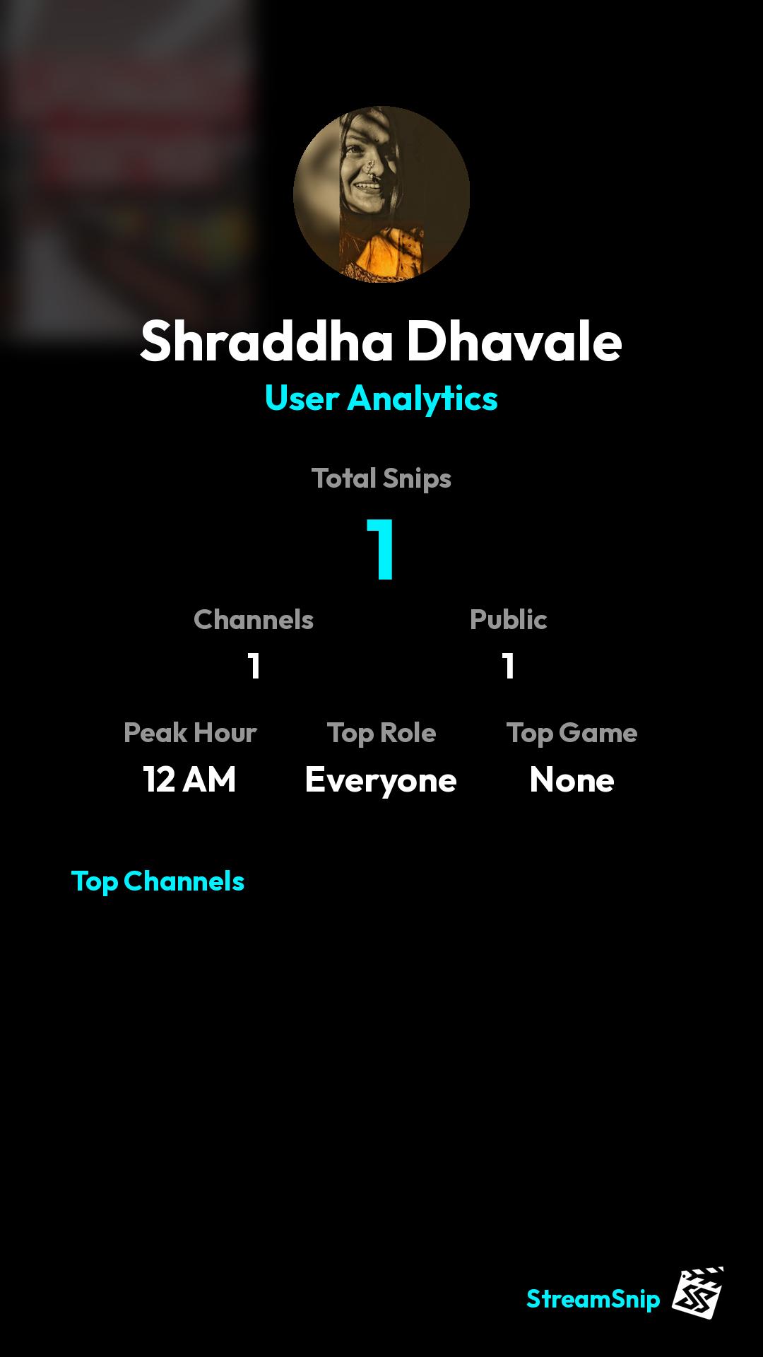Stats Share Card