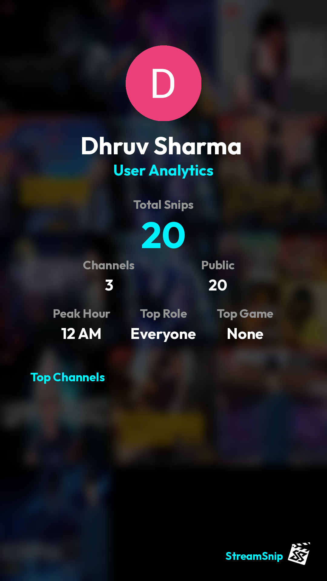 Stats Share Card