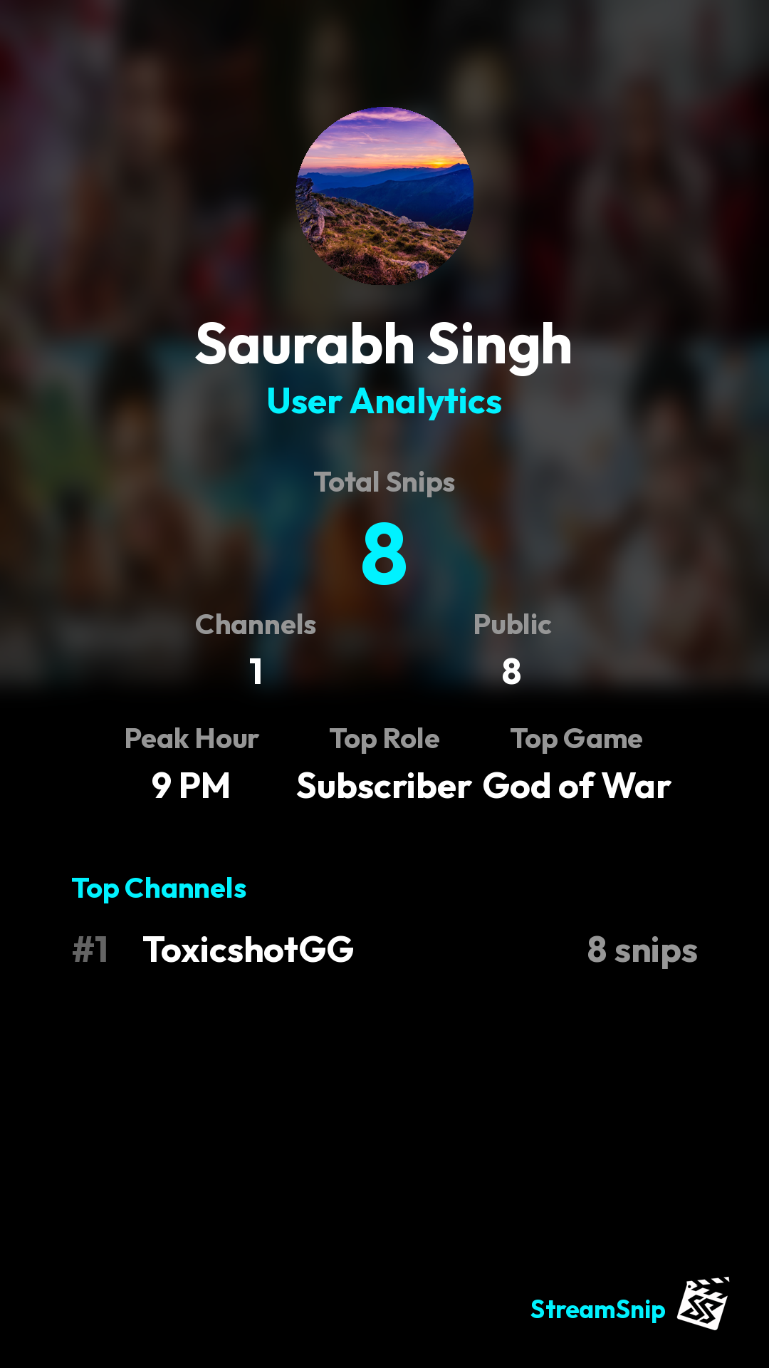 Stats Share Card