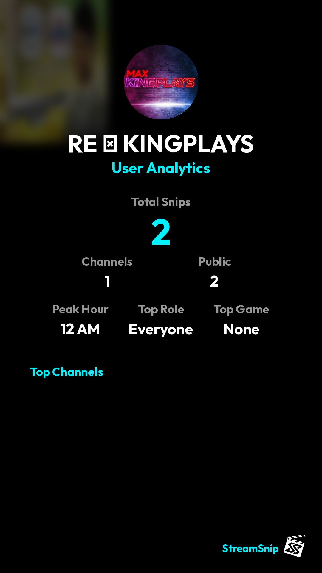 Stats Share Card