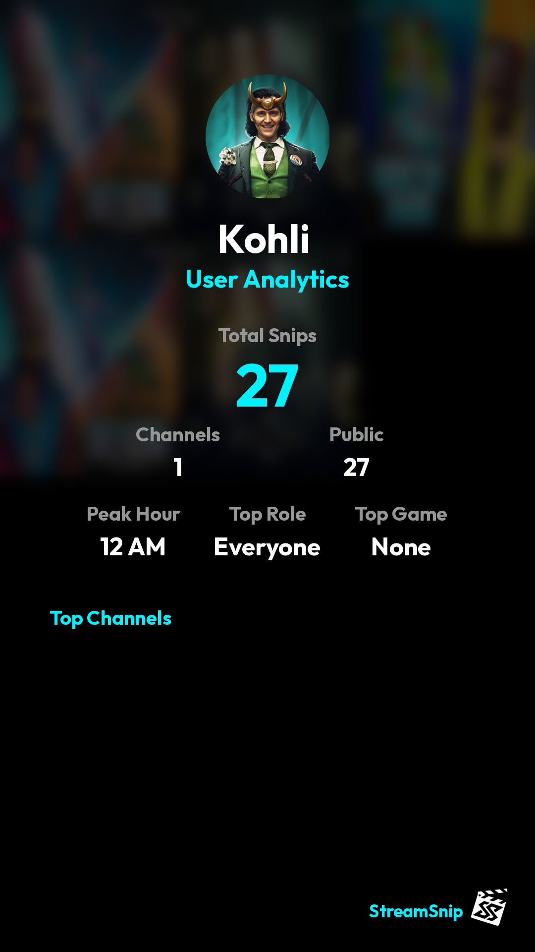 Stats Share Card