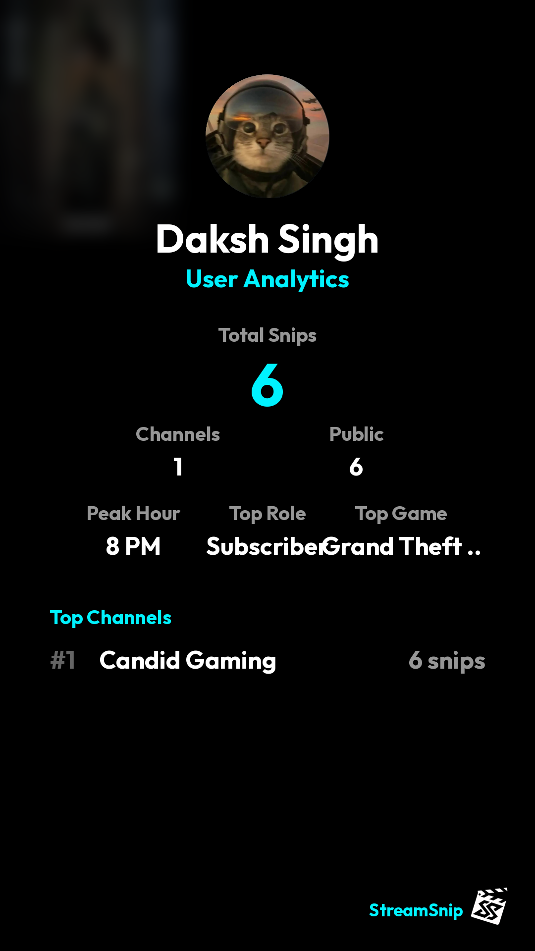 Stats Share Card