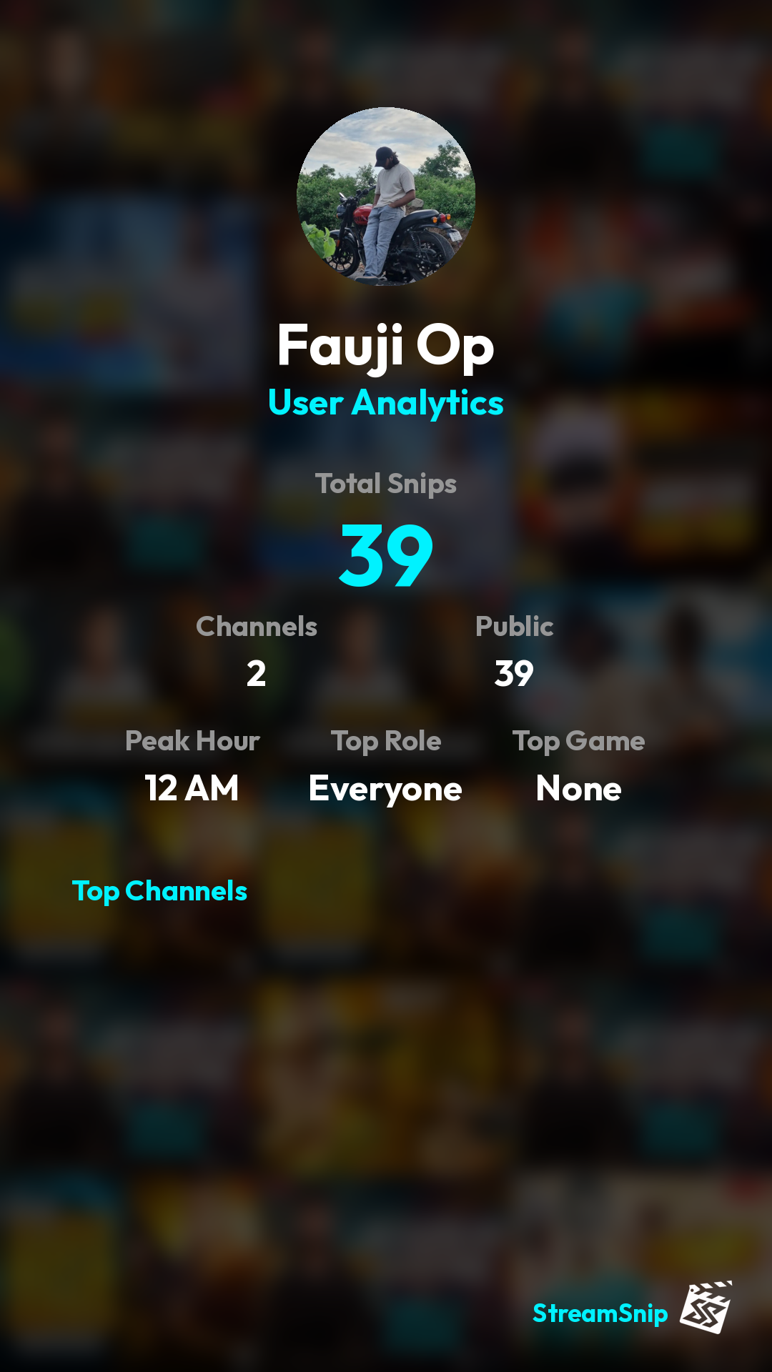 Stats Share Card
