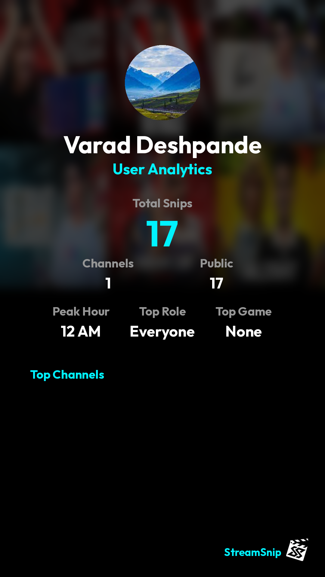 Stats Share Card