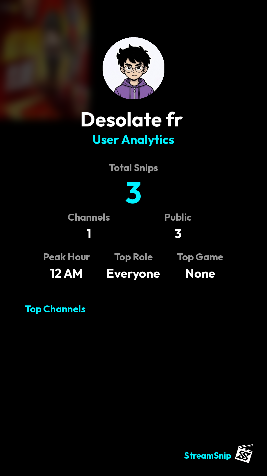 Stats Share Card