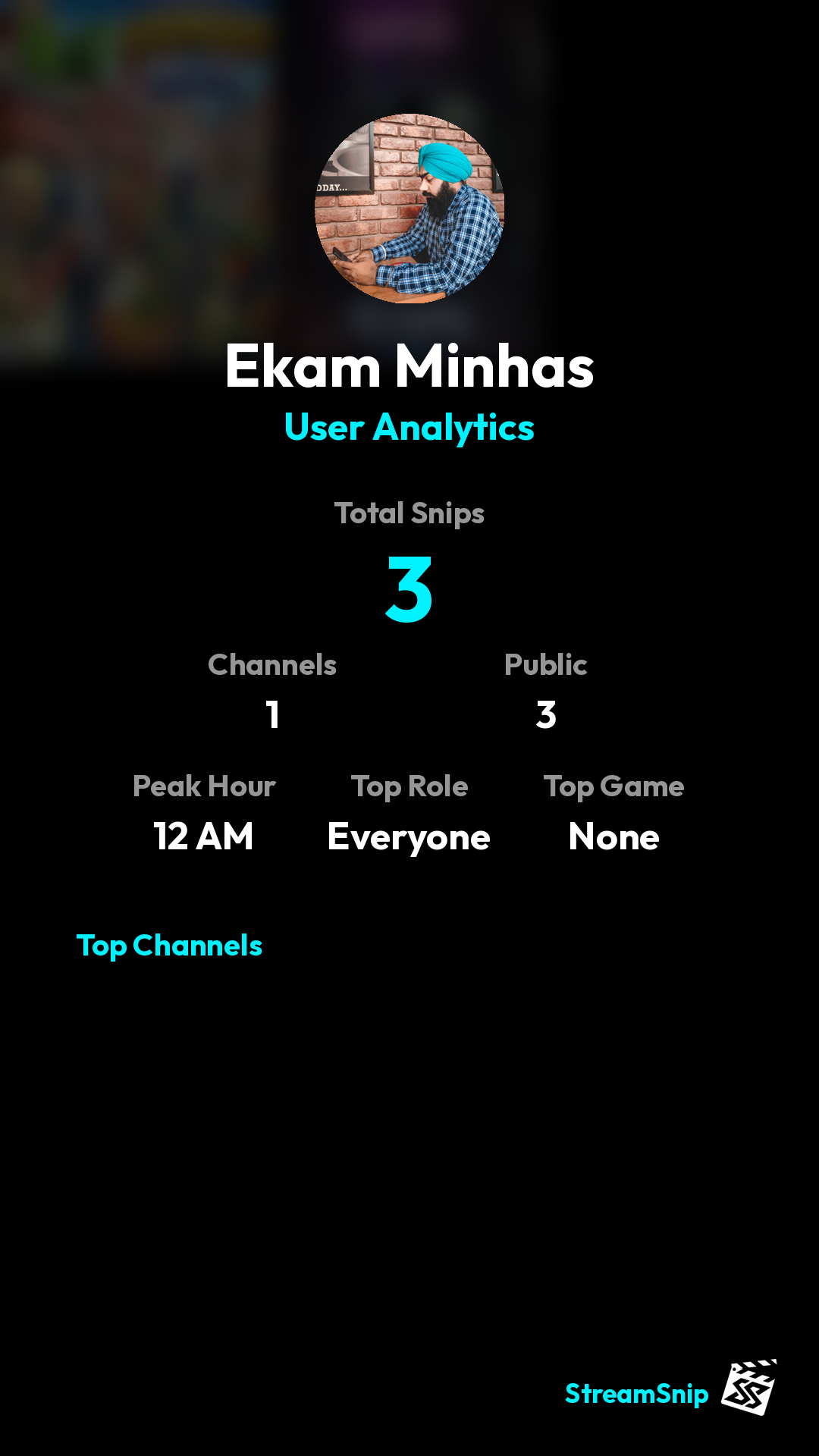 Stats Share Card