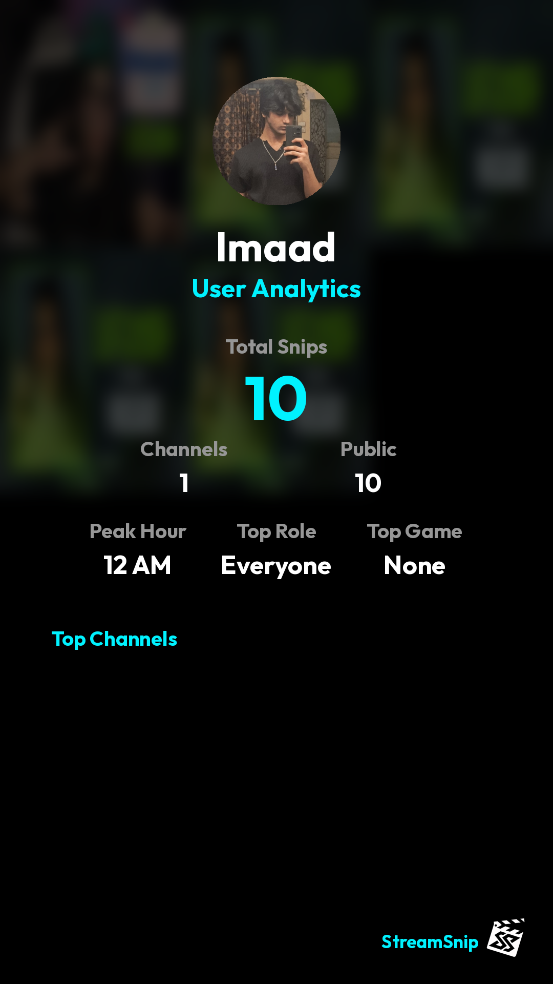 Stats Share Card