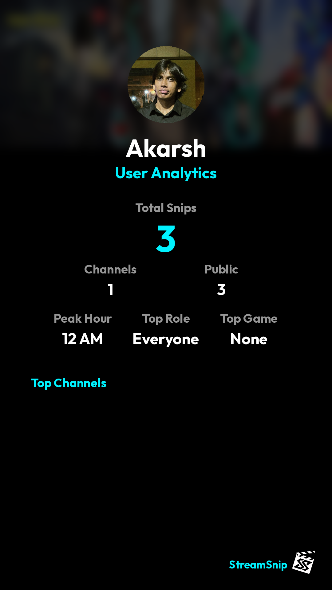 Stats Share Card