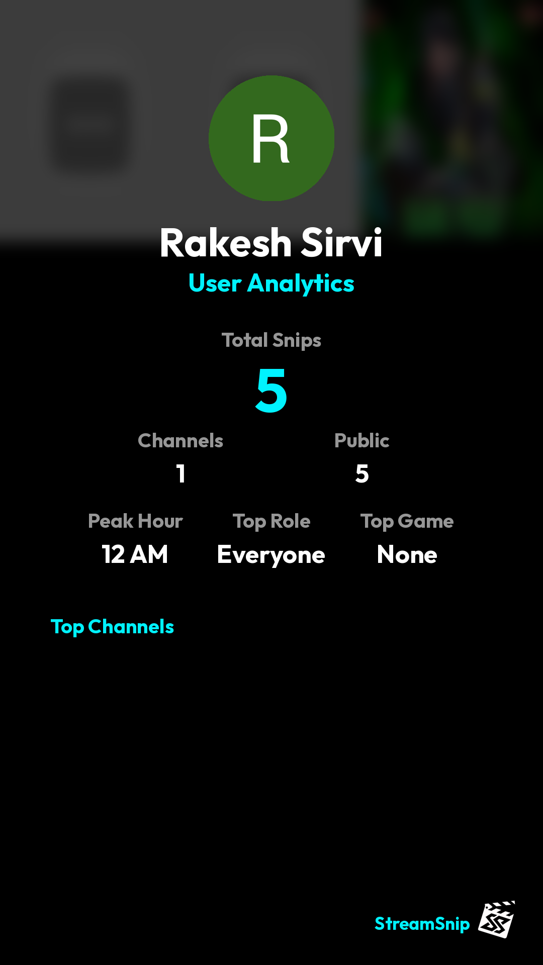 Stats Share Card