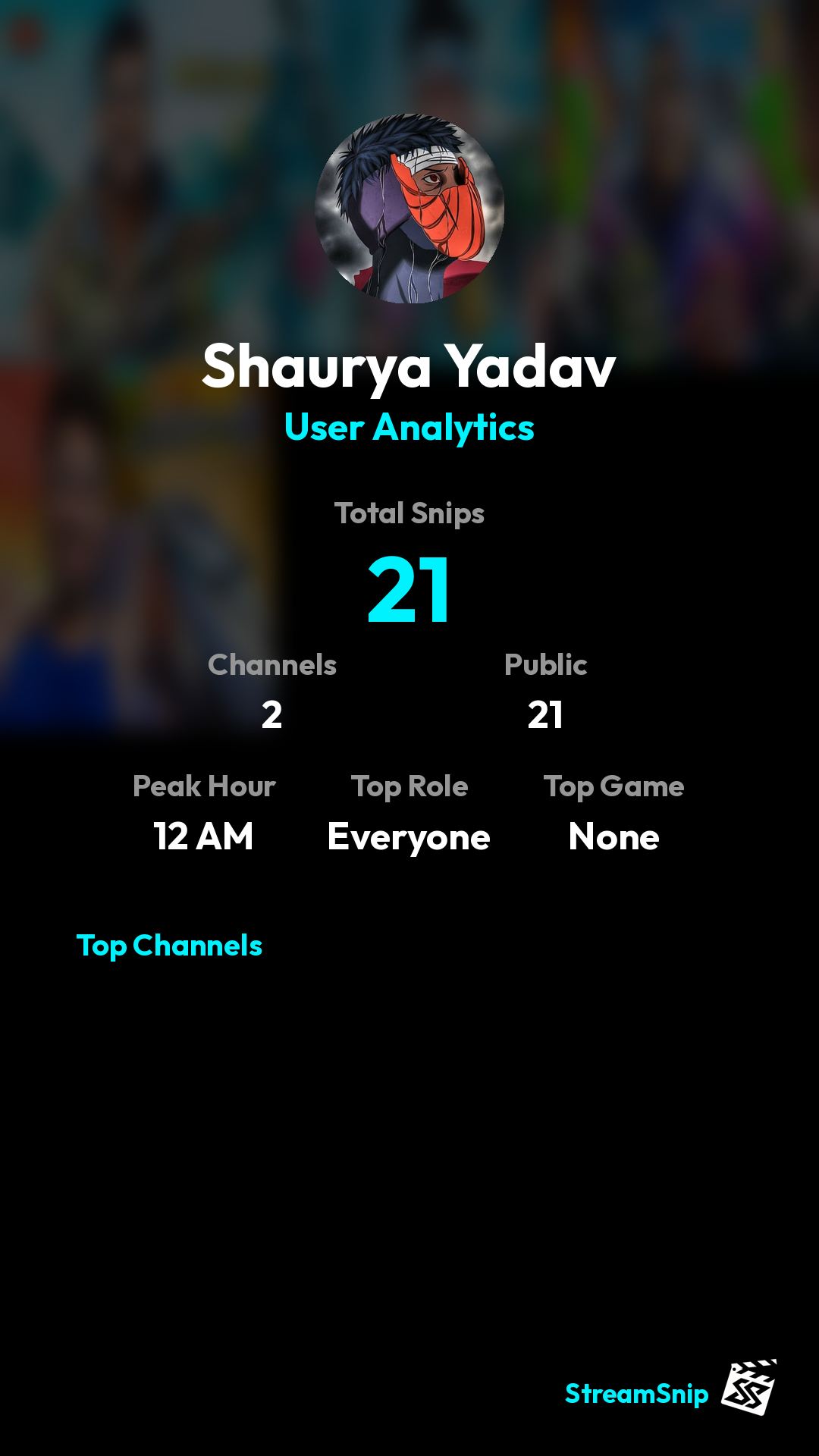 Stats Share Card