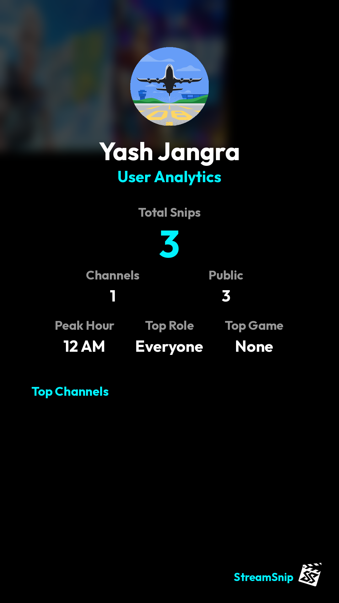 Stats Share Card