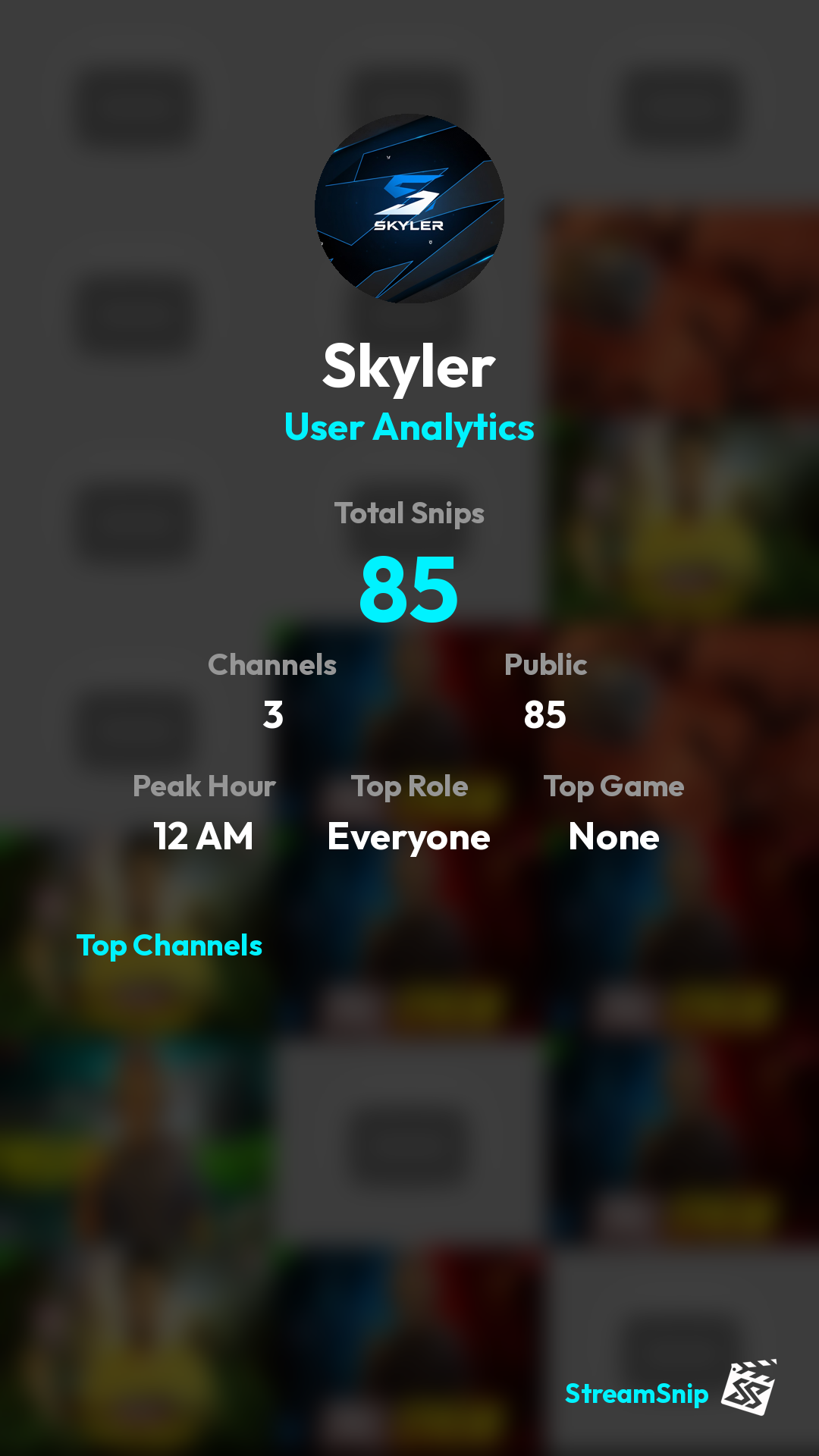 Stats Share Card