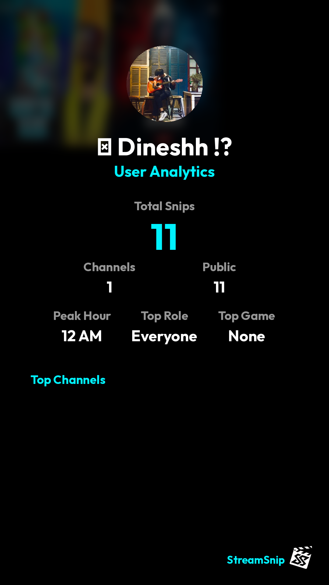 Stats Share Card