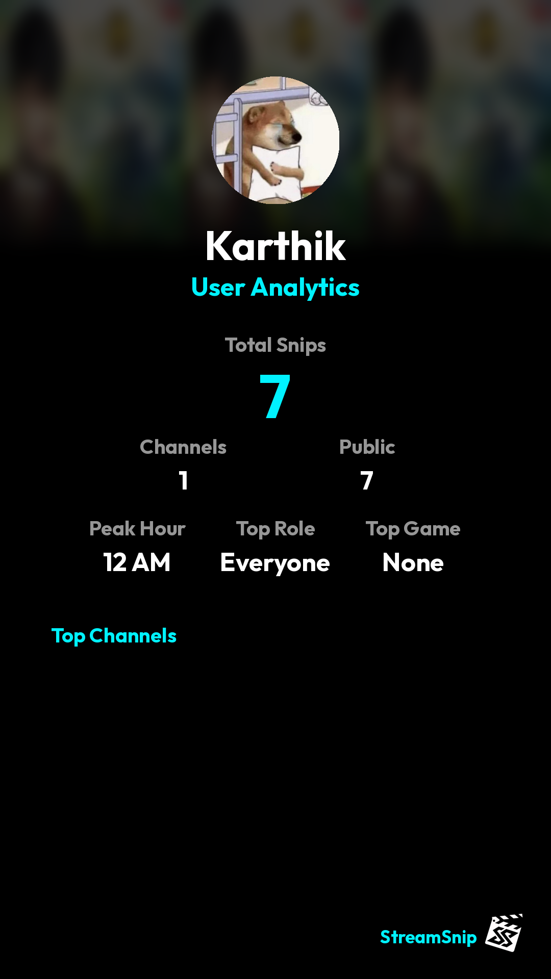 Stats Share Card