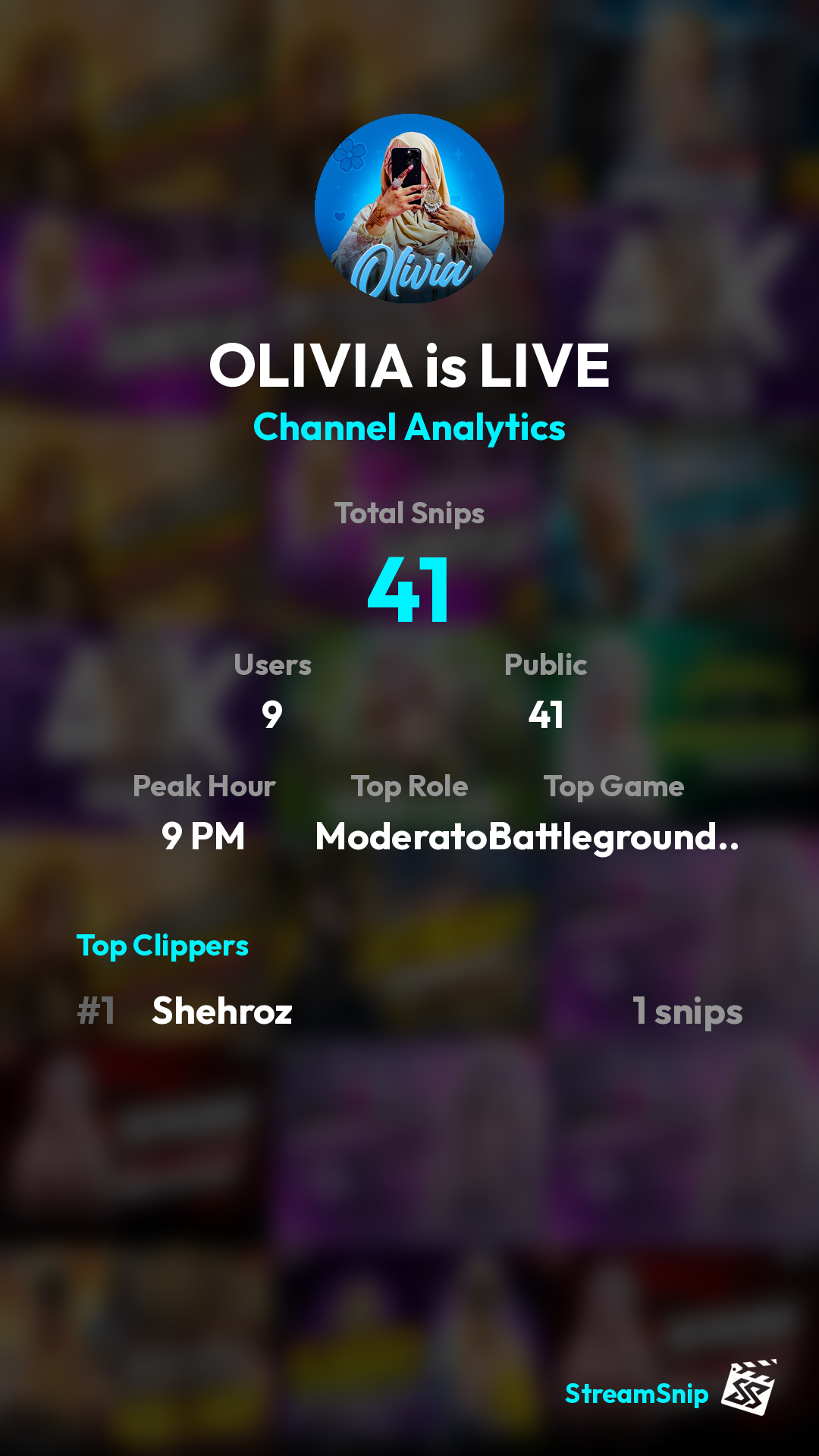 Stats Share Card