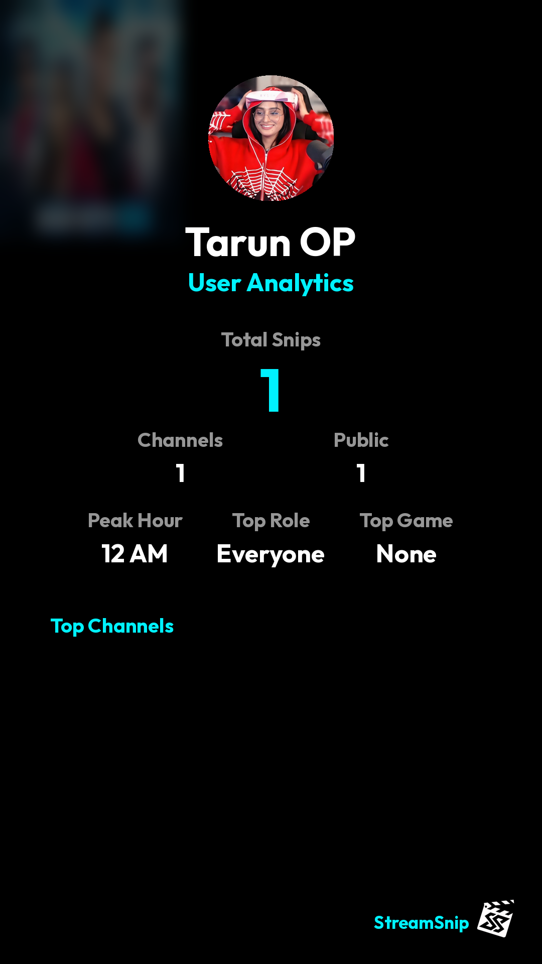 Stats Share Card