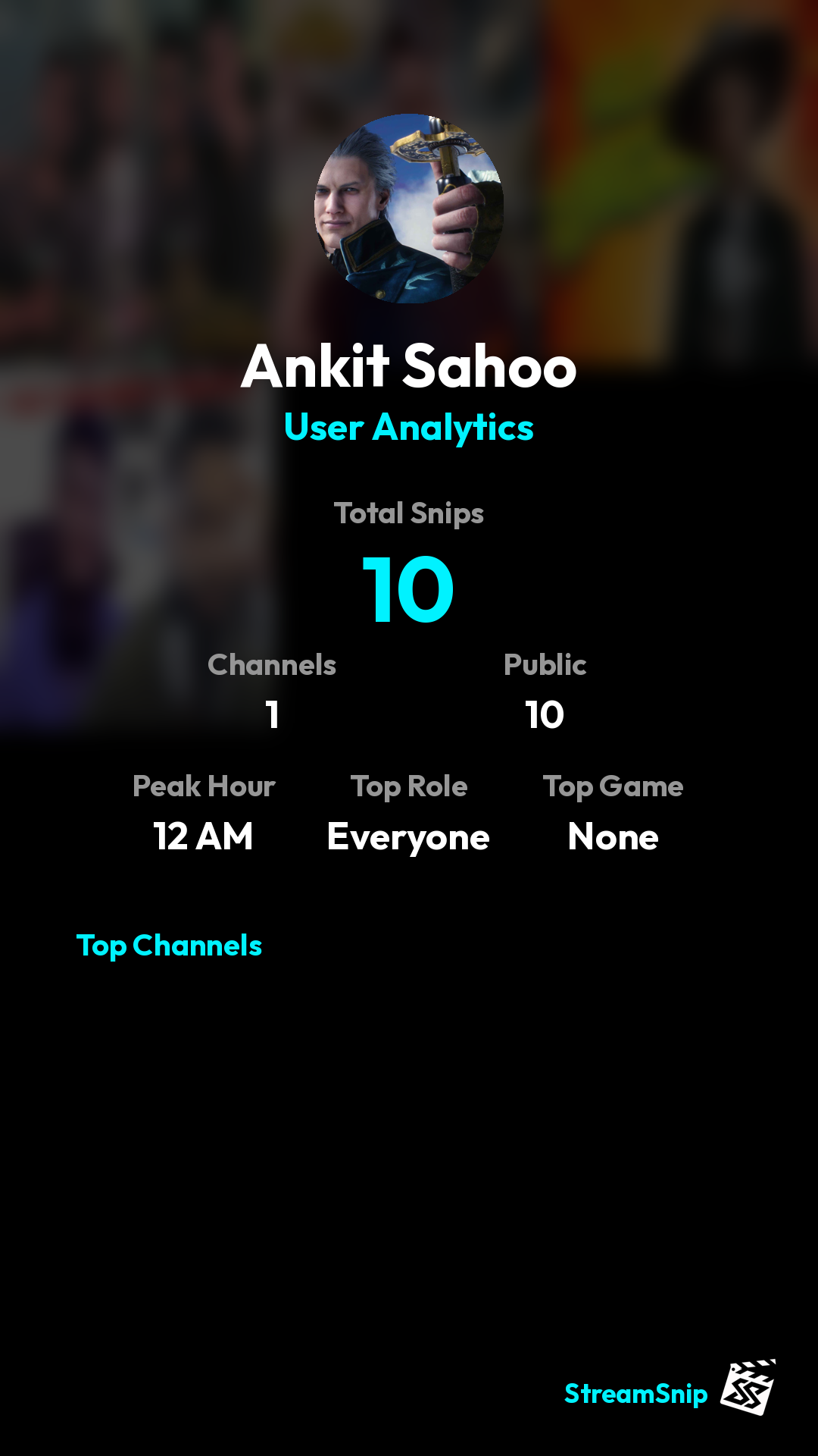 Stats Share Card