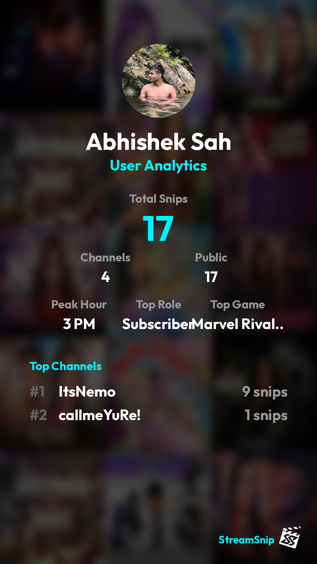 Stats Share Card
