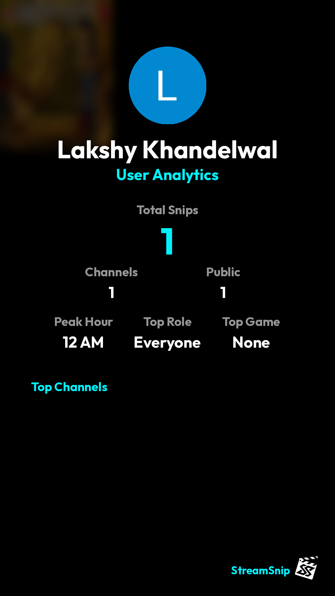 Stats Share Card