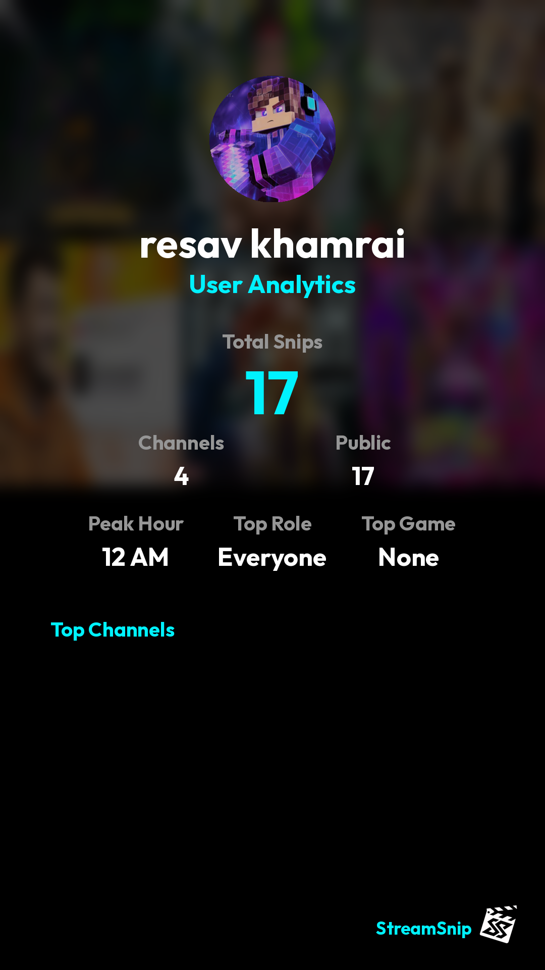 Stats Share Card