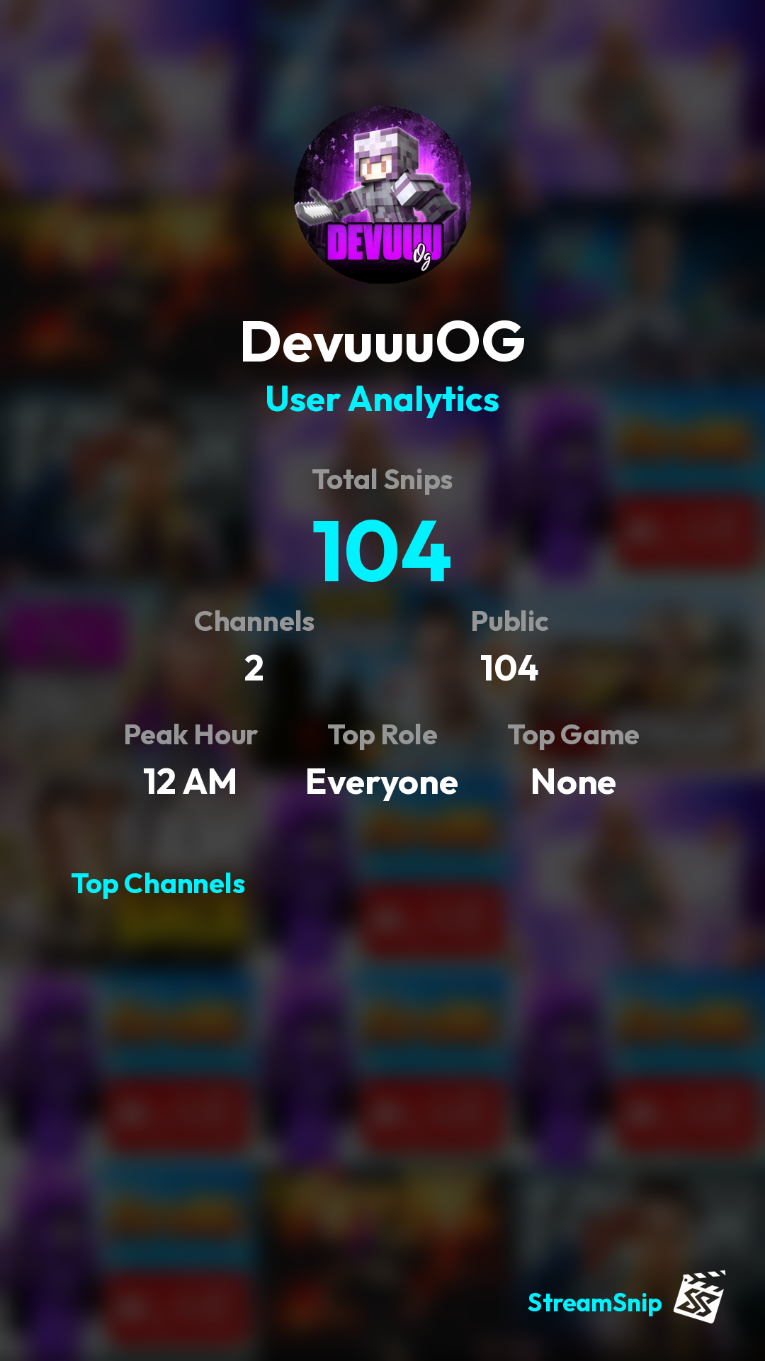 Stats Share Card