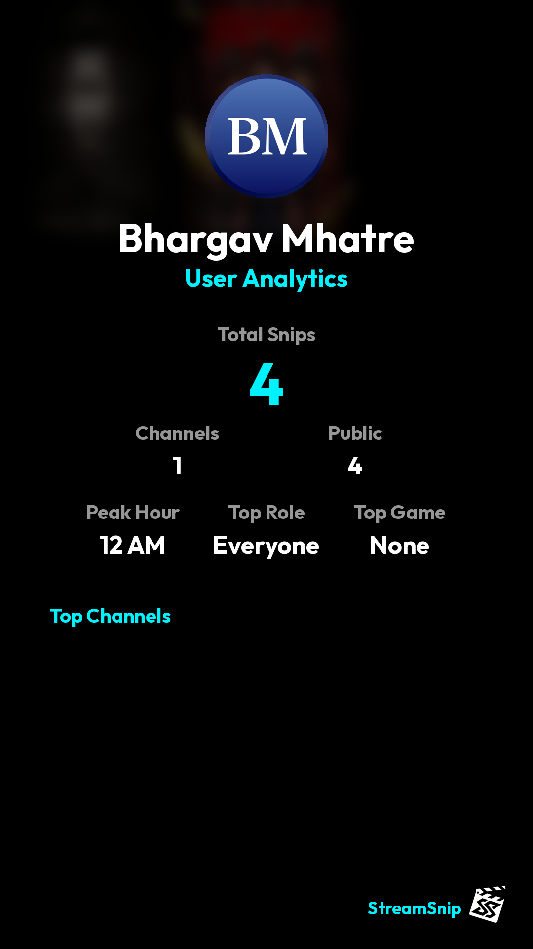 Stats Share Card
