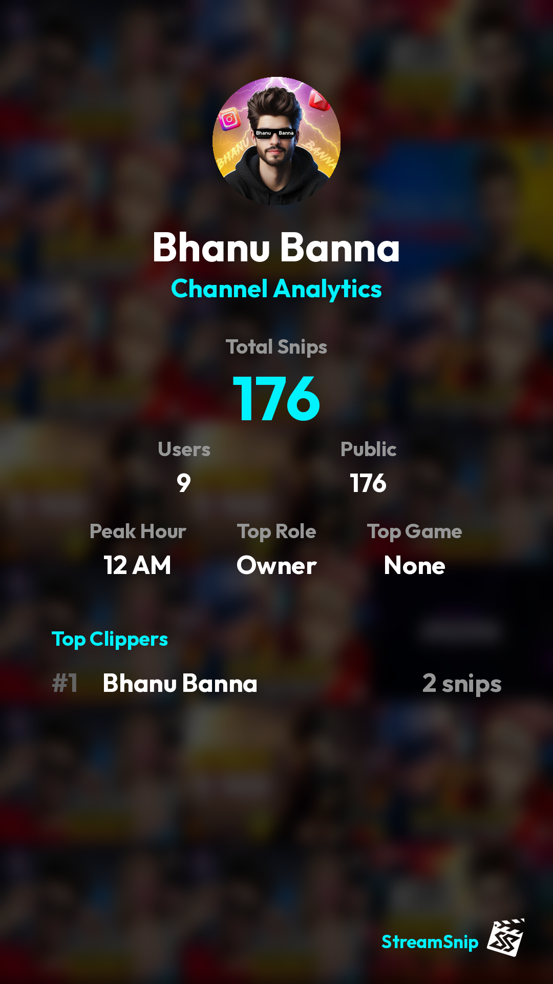Stats Share Card