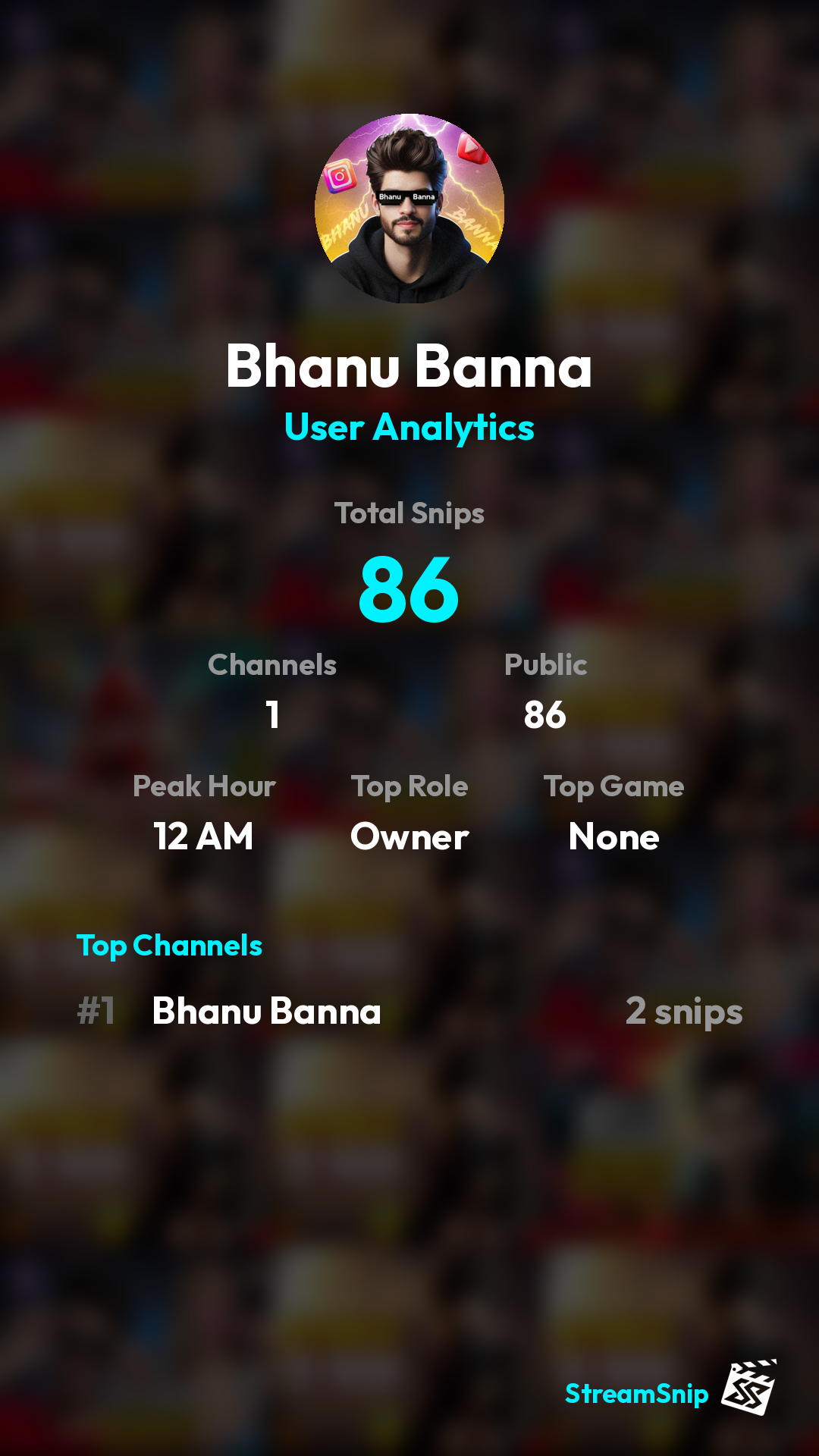 Stats Share Card