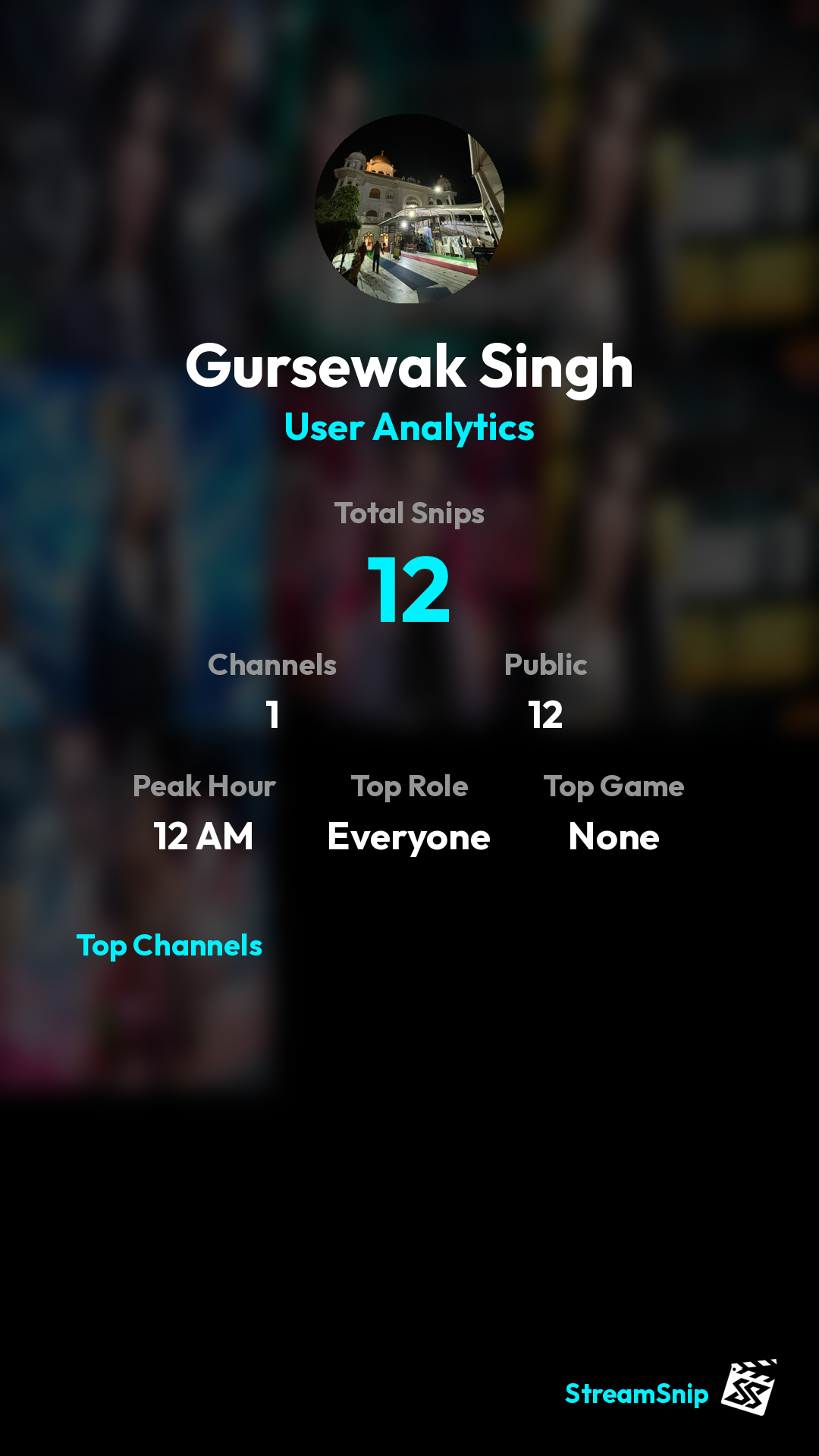 Stats Share Card