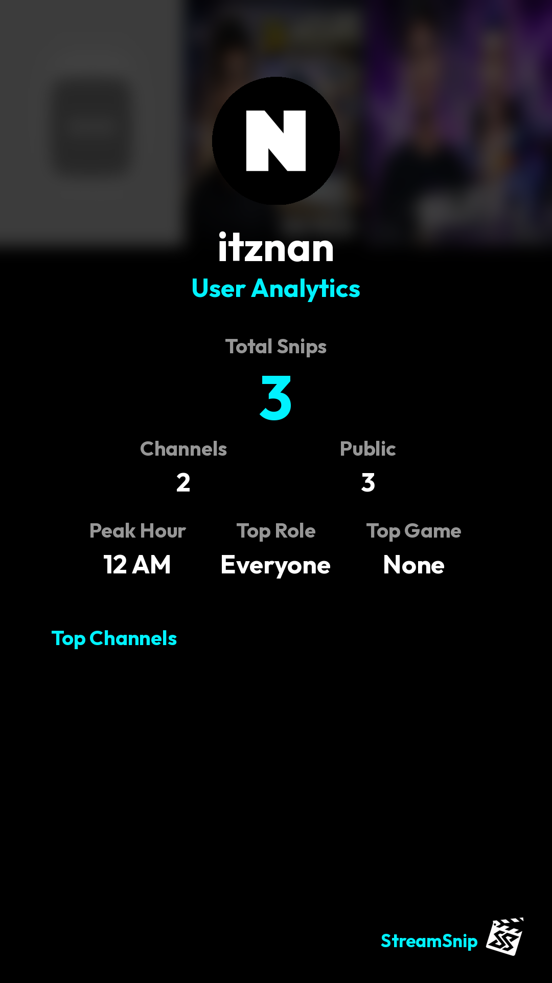 Stats Share Card