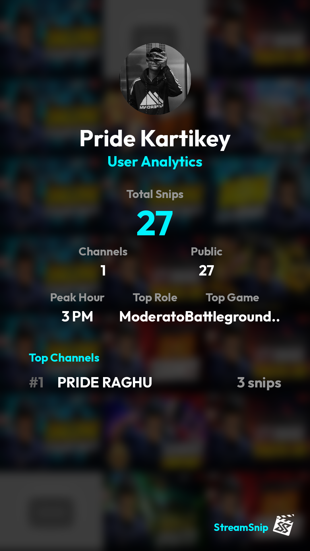Stats Share Card