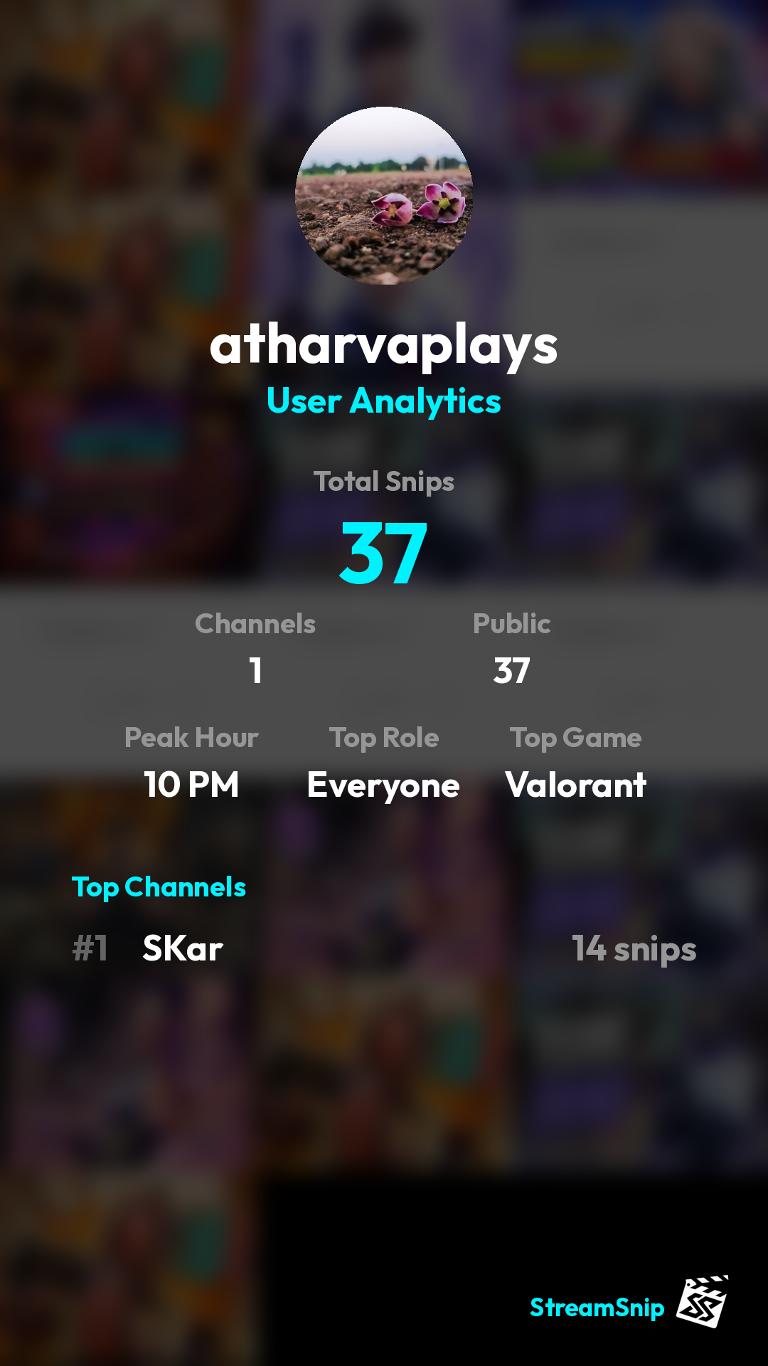 Stats Share Card