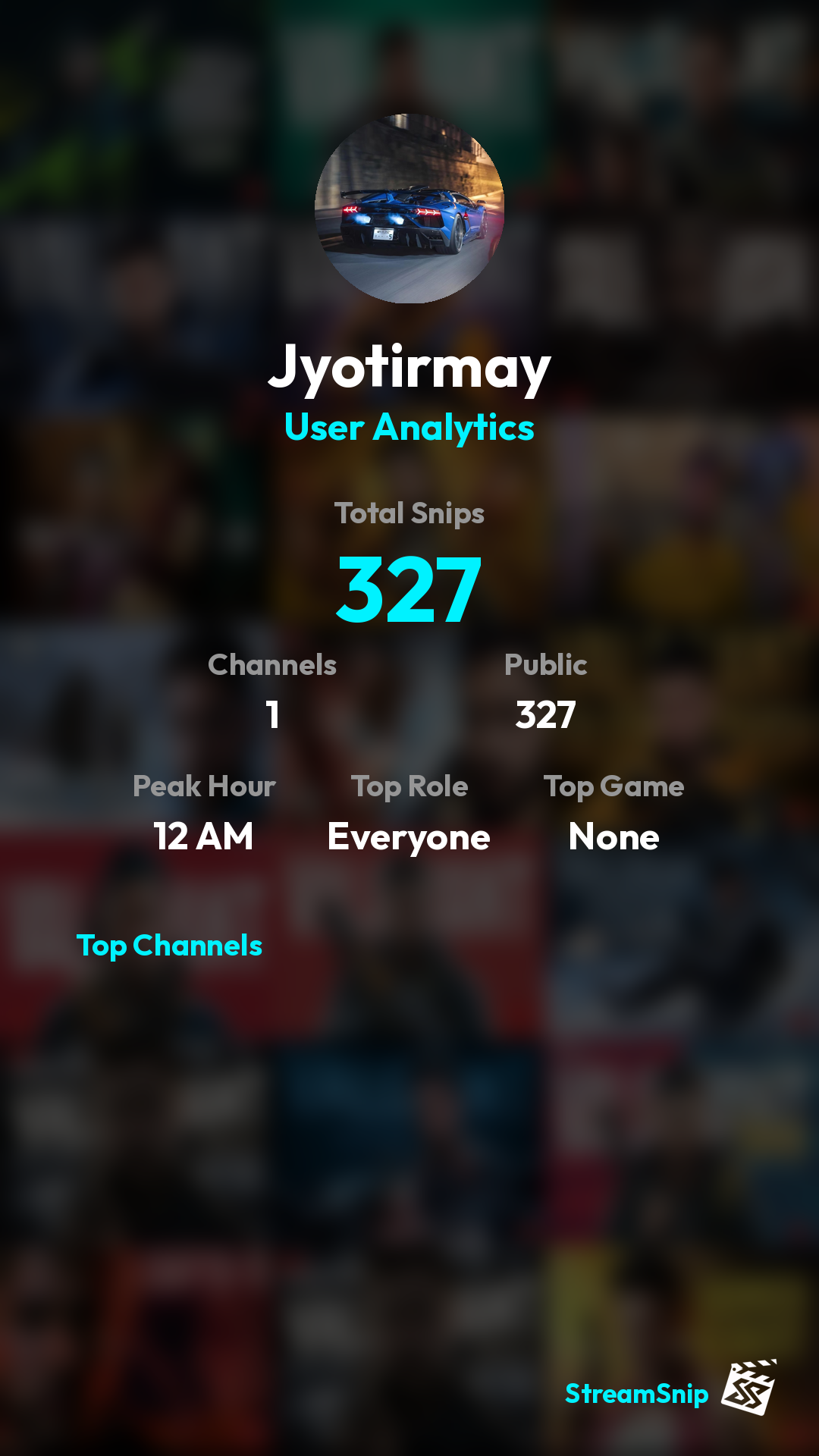 Stats Share Card