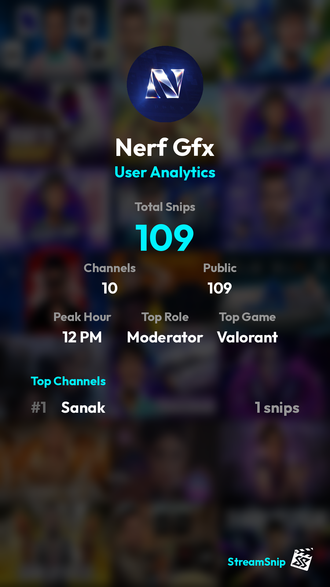 Stats Share Card