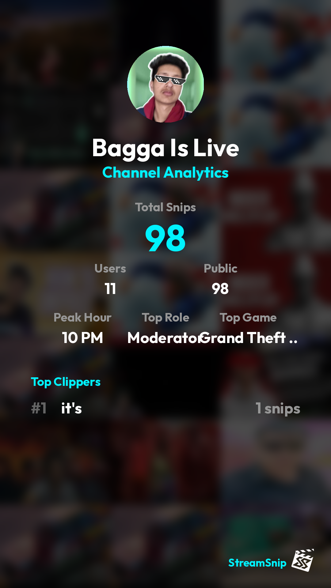 Stats Share Card
