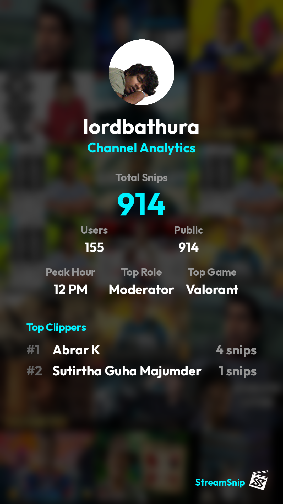Stats Share Card