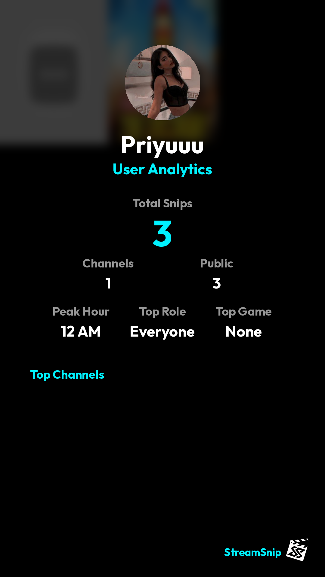 Stats Share Card