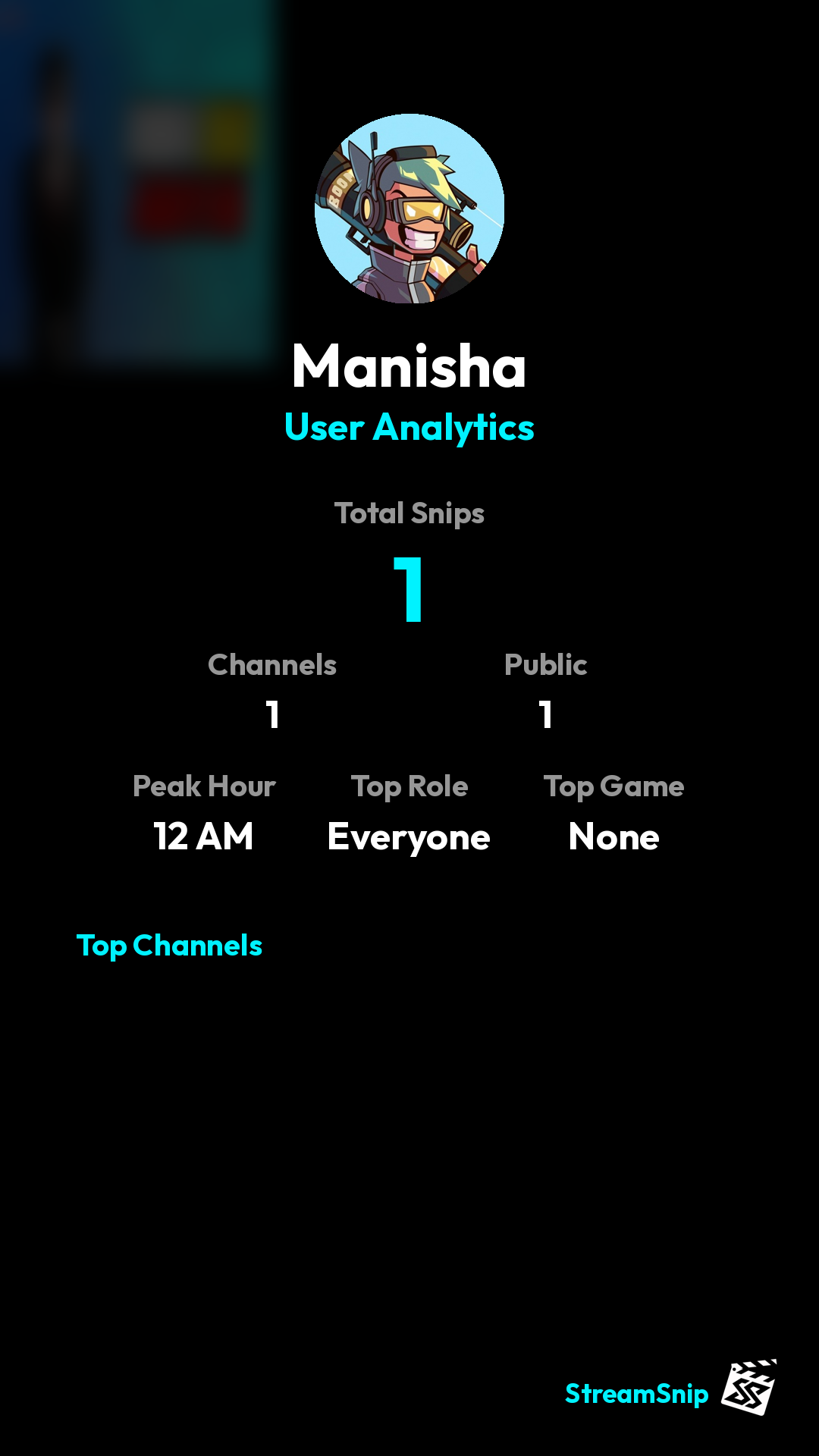 Stats Share Card