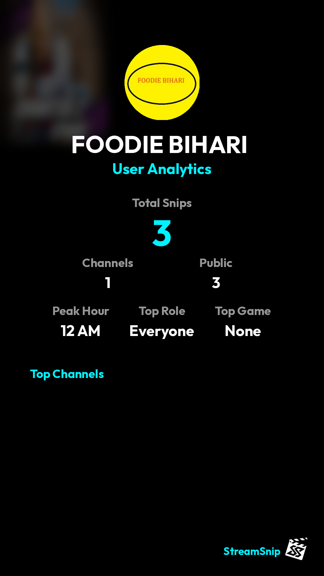 Stats Share Card
