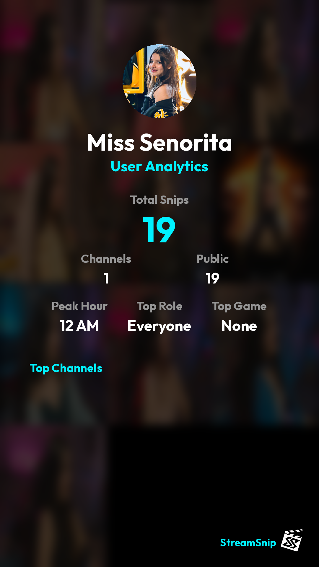 Stats Share Card