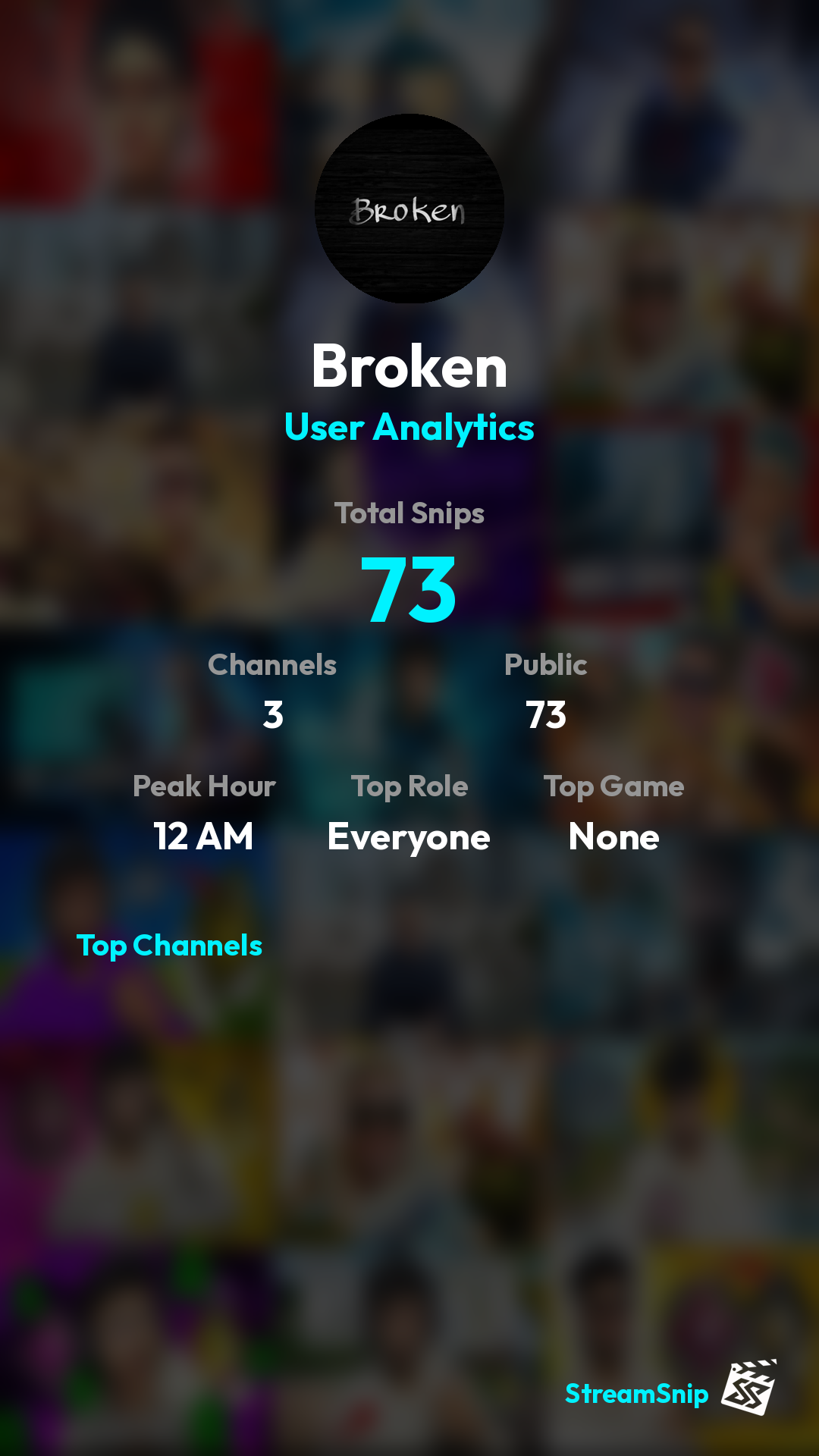 Stats Share Card