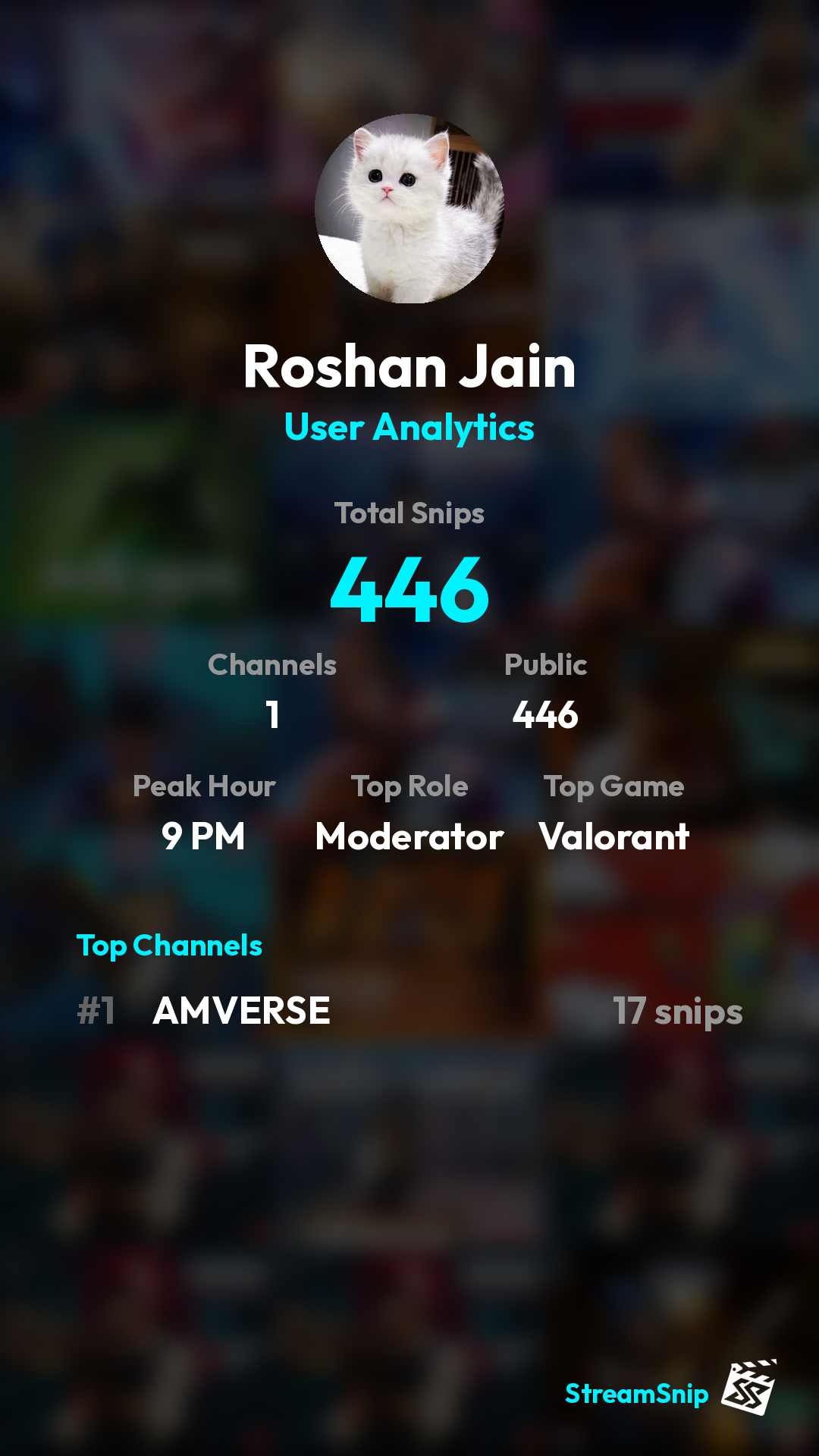 Stats Share Card