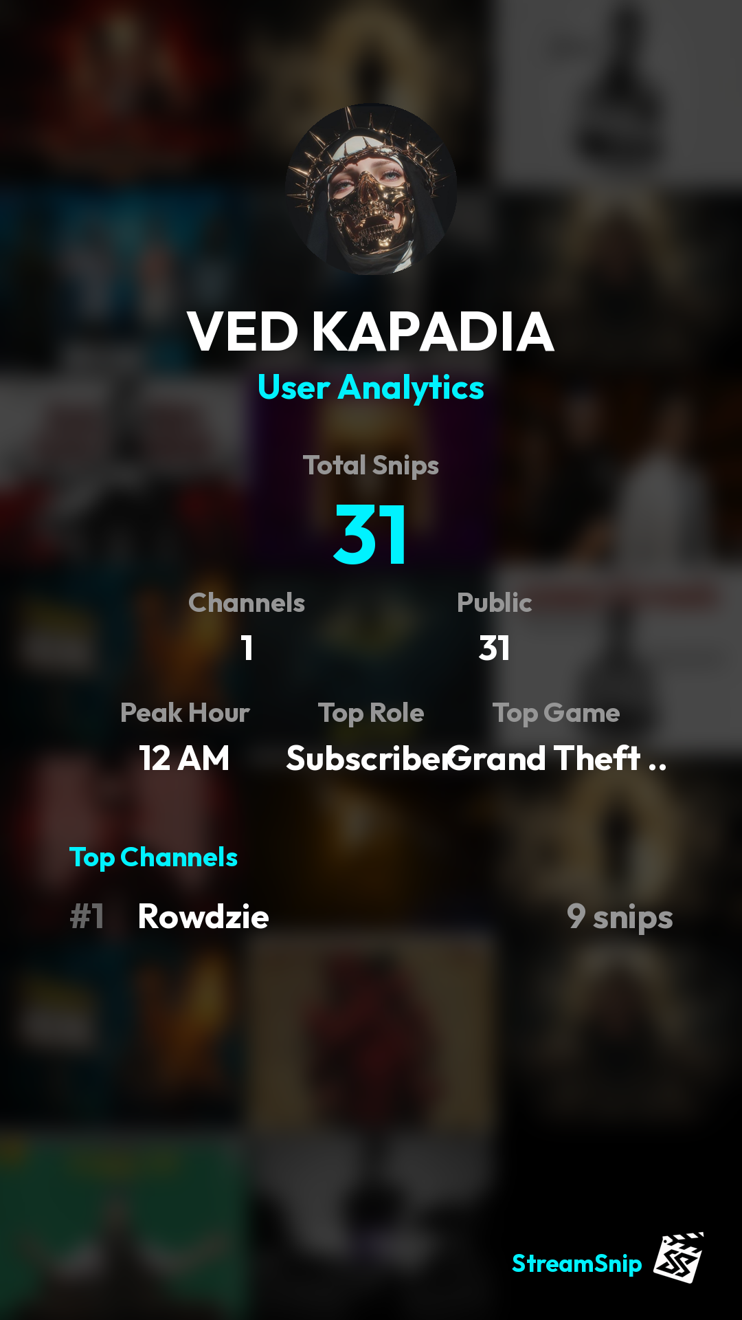 Stats Share Card