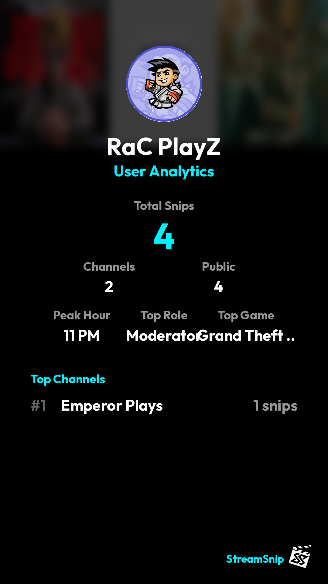 Stats Share Card