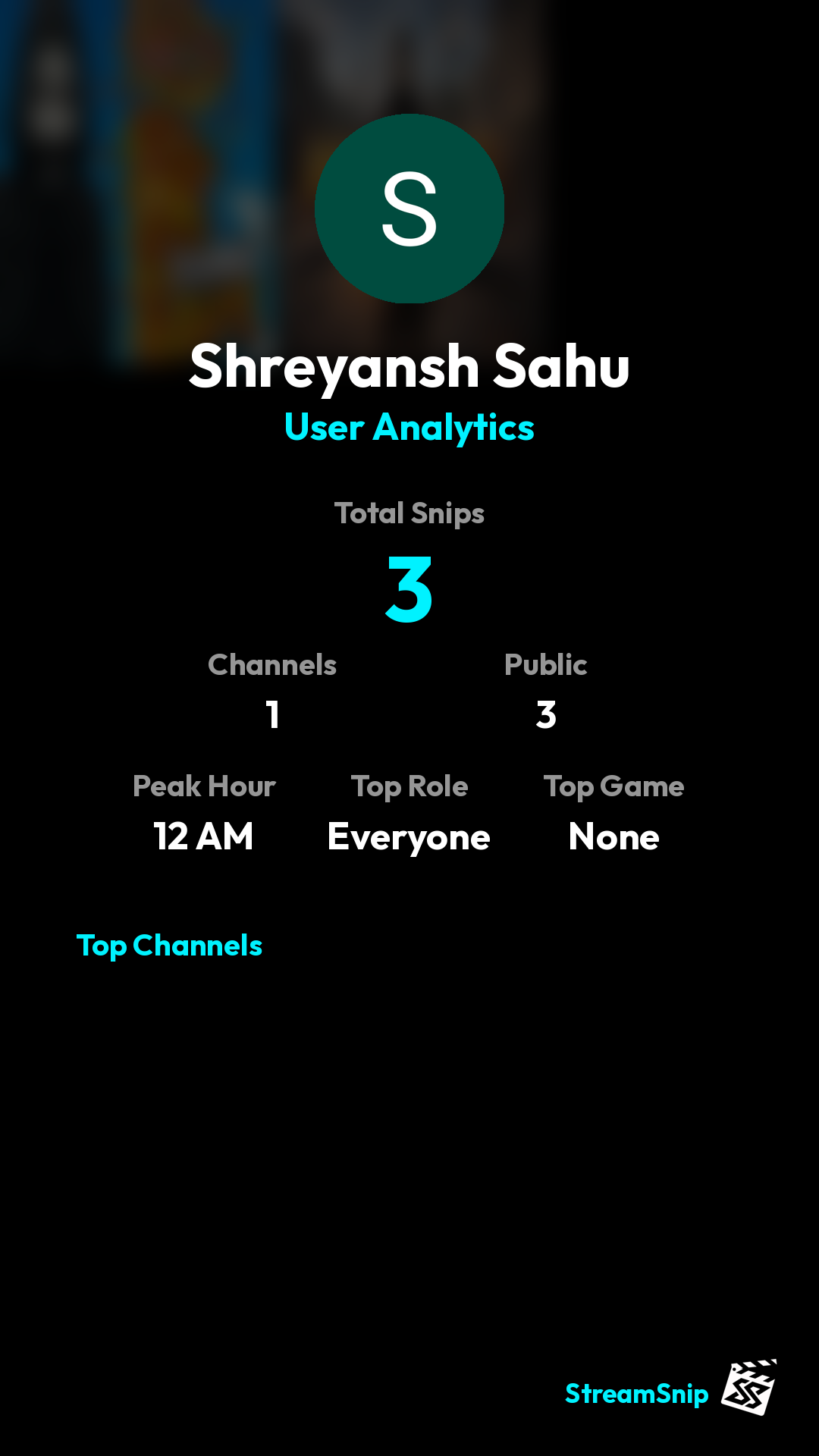 Stats Share Card